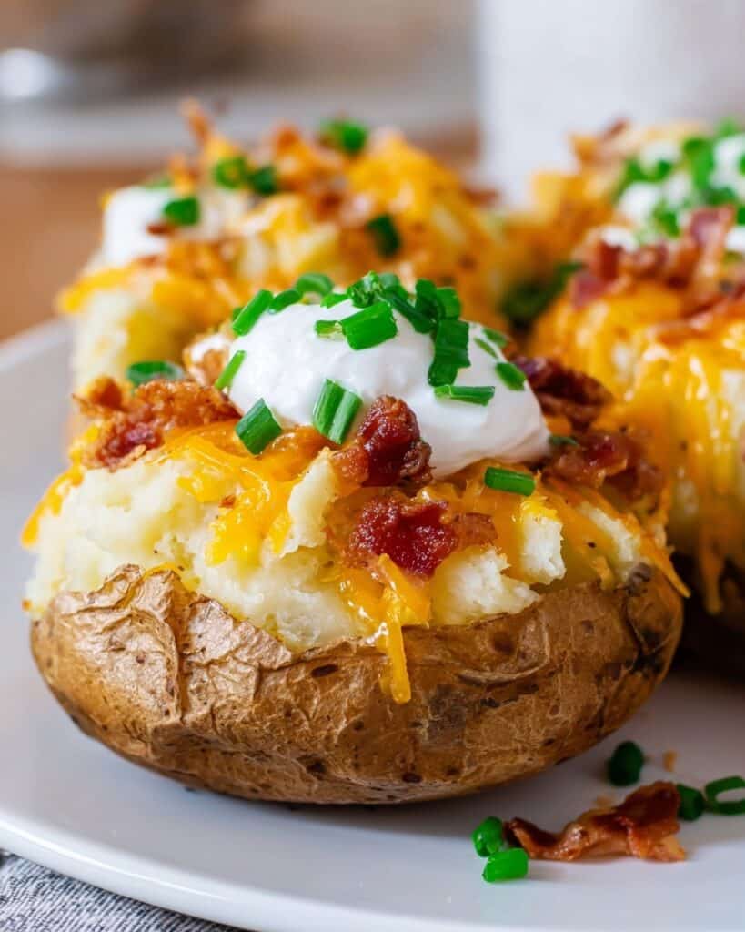 Slow Cooker Baked Potatoes Recipe
