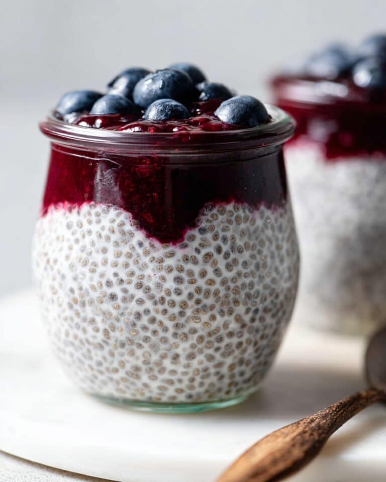 Blueberry Coconut Chia Pudding Recipe