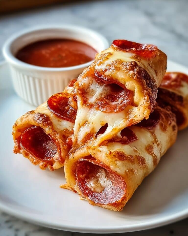 Cheesy Pepperoni Pizza Roll Ups Recipe