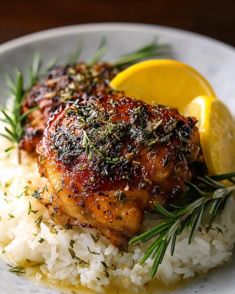 One-Pan Lemon Herb Chicken and Rice Recipe
