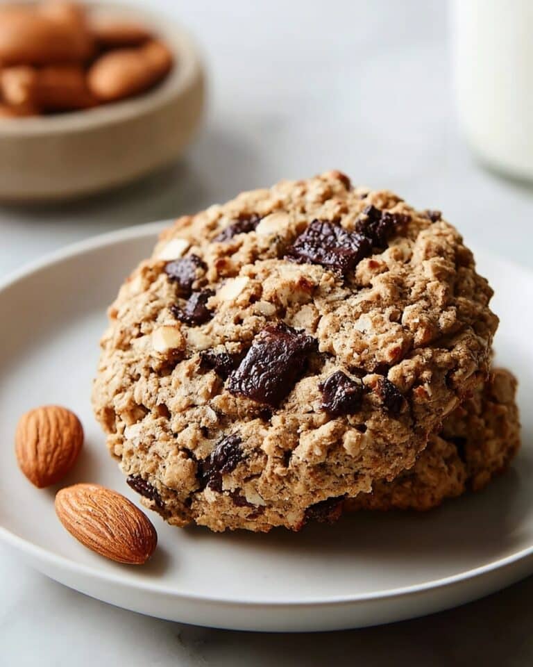 Healthy No-Sugar Banana Oat Cookies with Dark Chocolate and Nuts Recipe