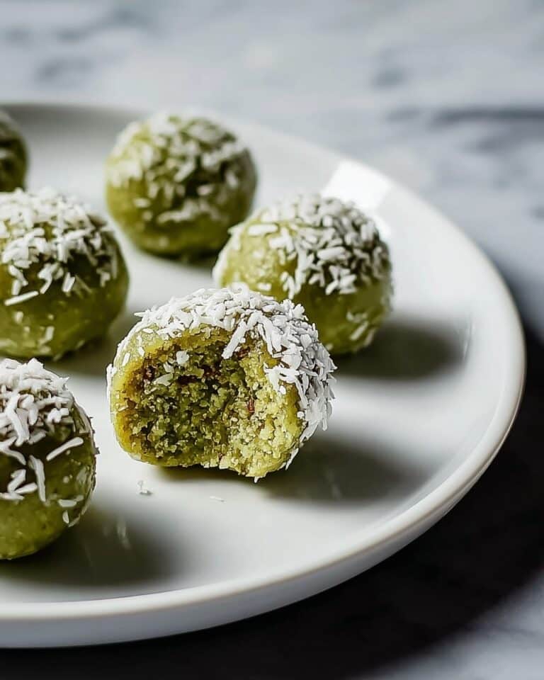 Delicious Matcha Coconut Balls for No-Bake Energy Bliss Recipe
