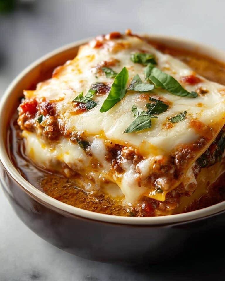 Chile Relleno Soup with Roasted Poblano Peppers and Creamy Monterey Jack Cheese Recipe