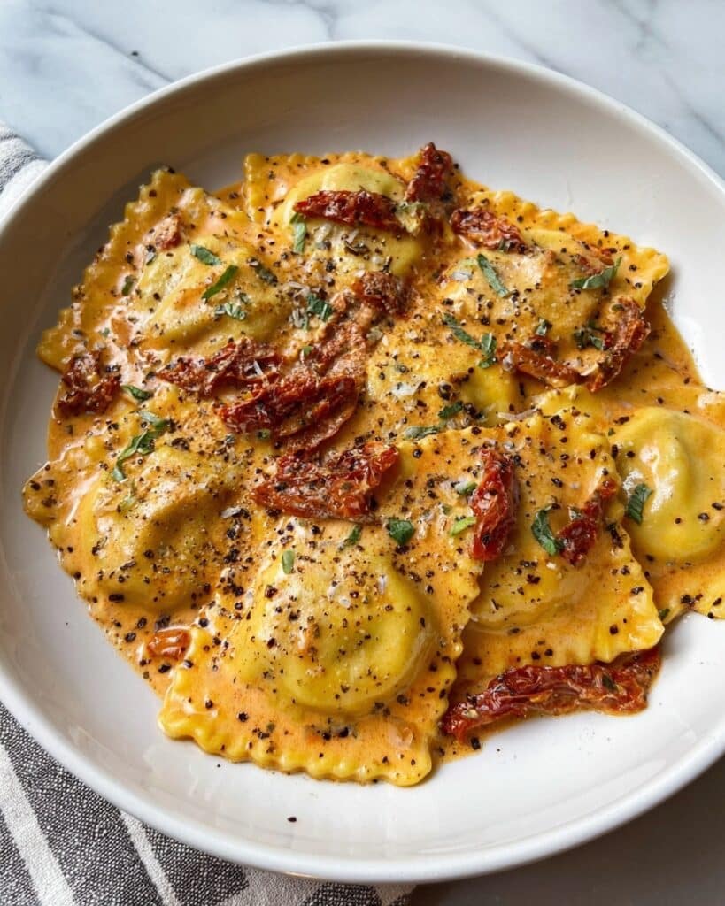 Tuscan Ravioli (15 Minute Dinner) Recipe