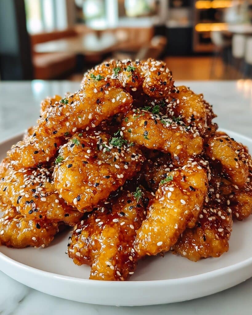 Air Fryer Honey Butter Garlic Chicken Tenders Recipe