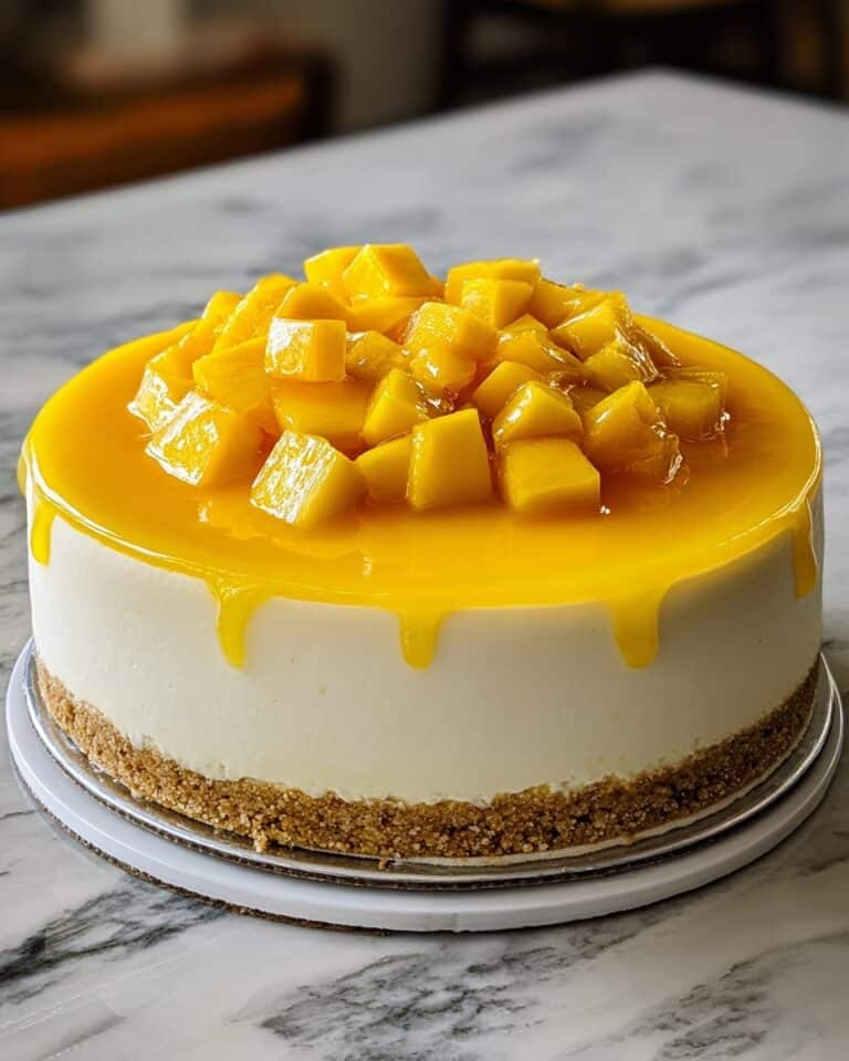 Tropical Mango Cheesecake Recipe