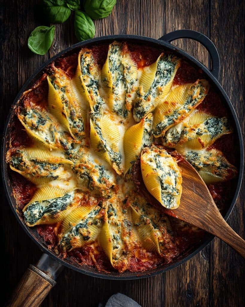 Stuffed Shells with Spinach and Ricotta Recipe