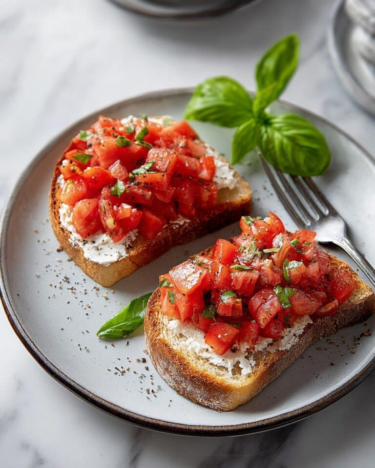 Bruschetta with Goat’s Cheese Recipe