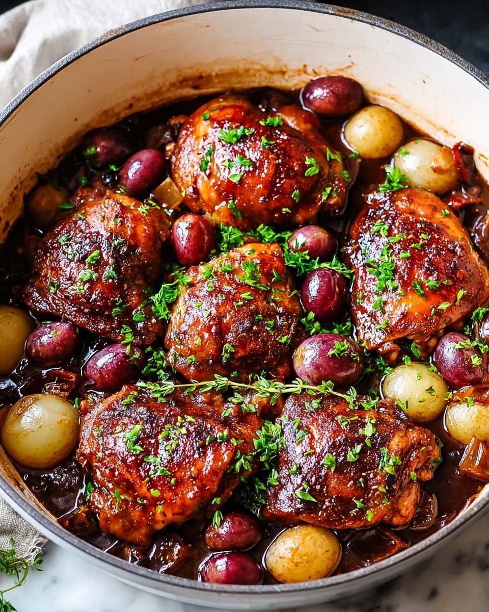 Julia Child’s Classic Coq au Vin Recipe - Recipe Image