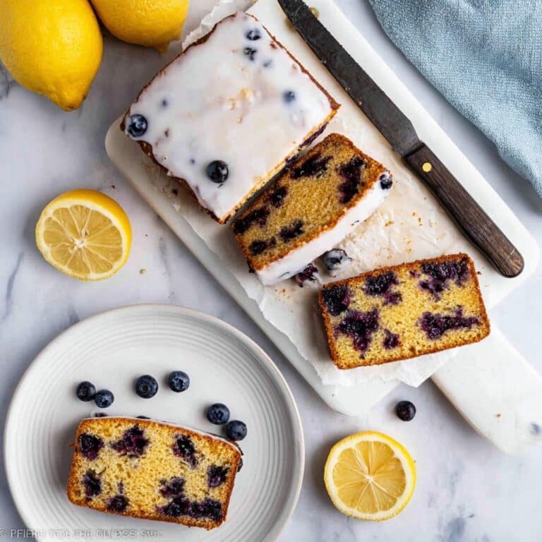 Lemon Blueberry Bread with Lemon Glaze Recipe