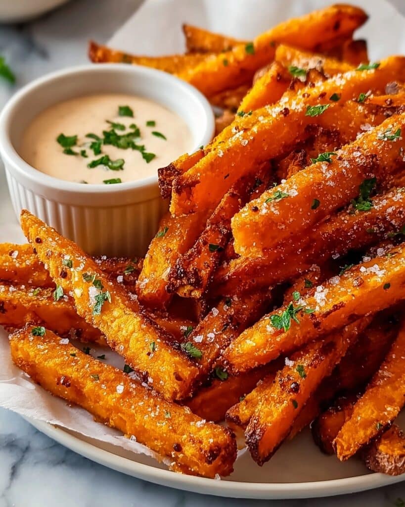 Crispy Oven Baked Sweet Potato Fries Recipe