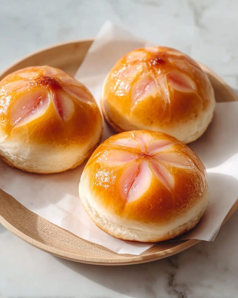 Homemade Peach Buns Recipe for Soft and Colorful Delight Recipe