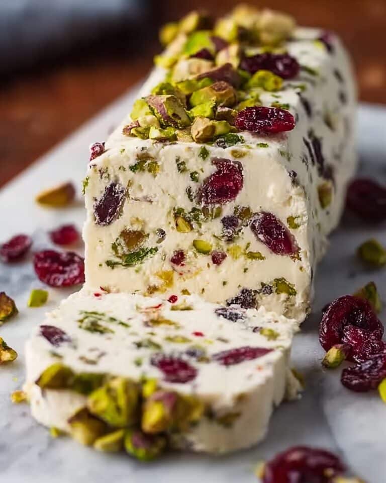 Cranberry Pistachio Cheese Log Recipe