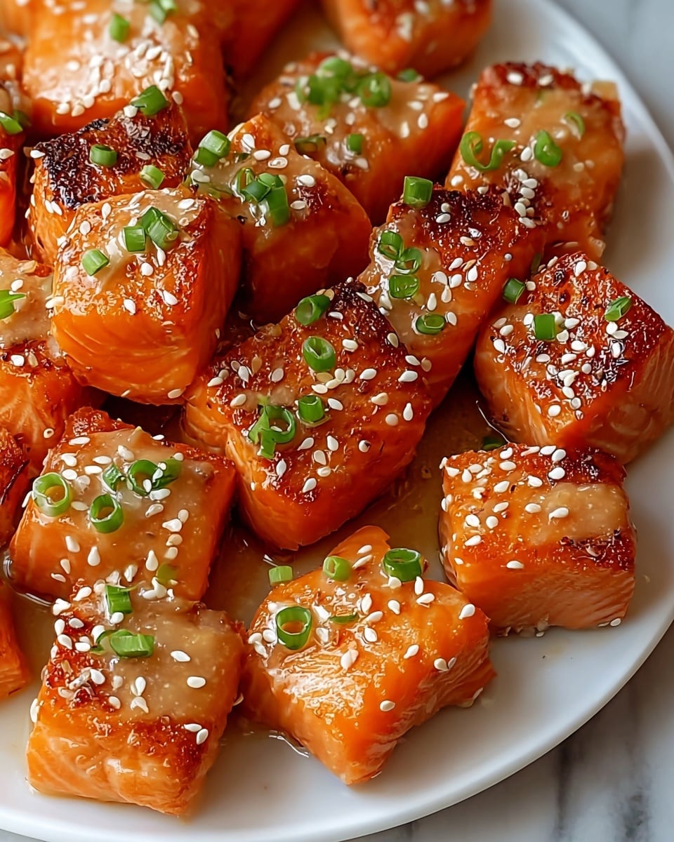 Crispy Bang Bang Salmon Bites Recipe - Recipe Image