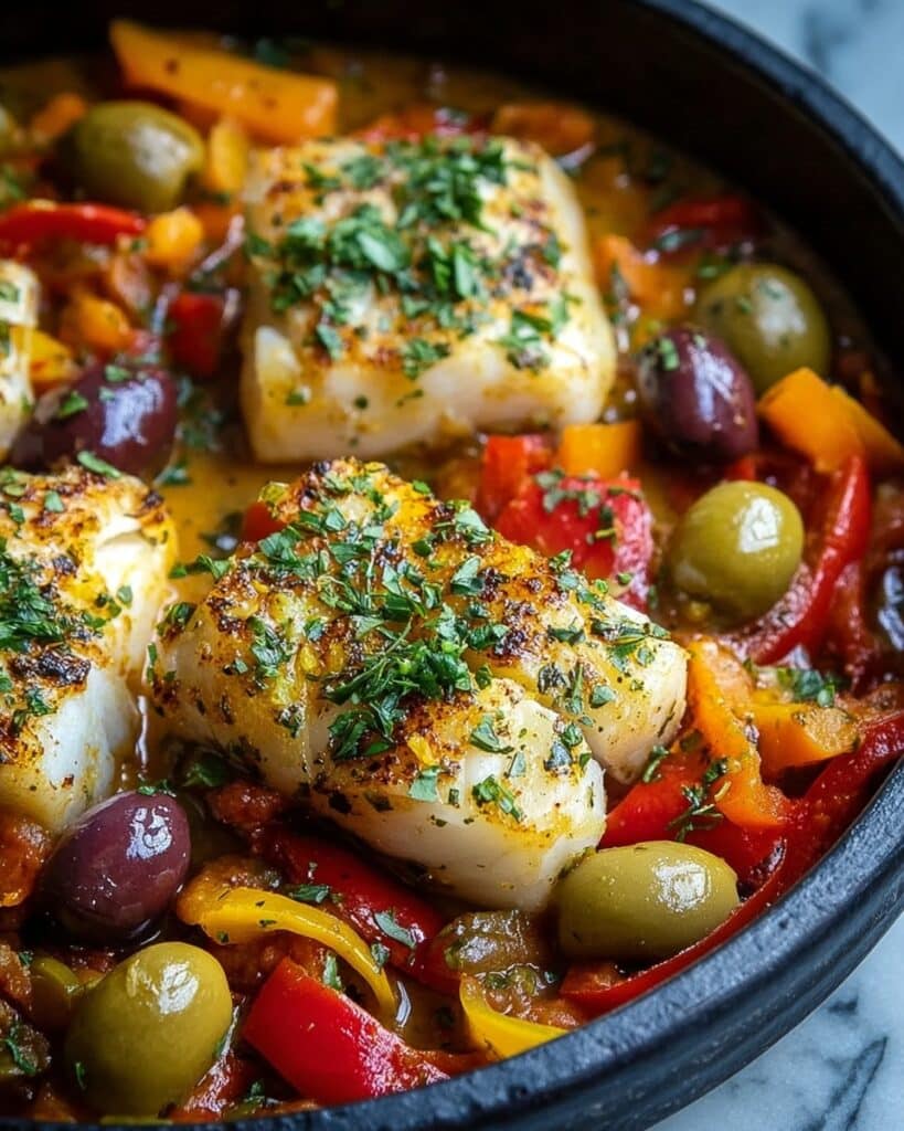 Moroccan Fish Tagine with Ginger and Saffron Recipe