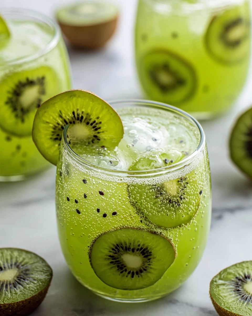 Kiwi Lime Sparkler Recipe - Recipe Image