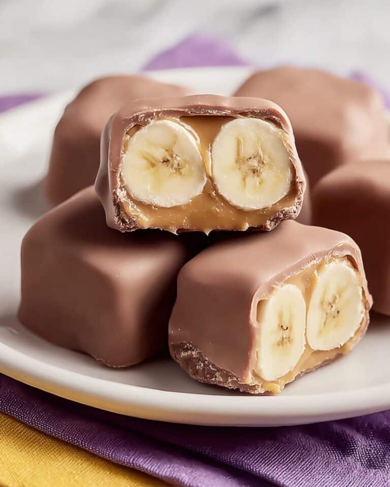 Healthy Banana Peanut Butter Snack with Chocolate Dipping Recipe