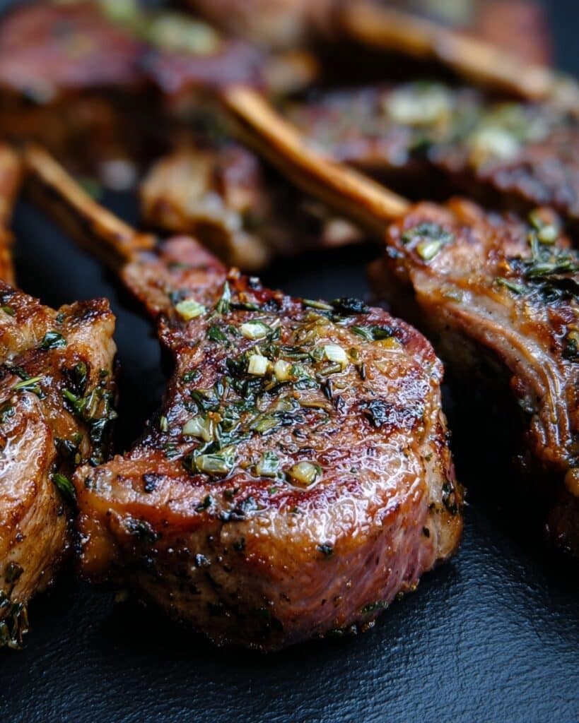 Grilled Greek Style Lamb Chops Recipe