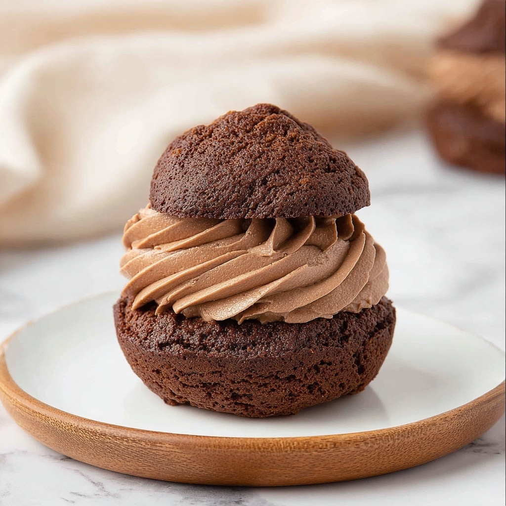 Triple Chocolate Choux Buns Recipe - Recipe Image