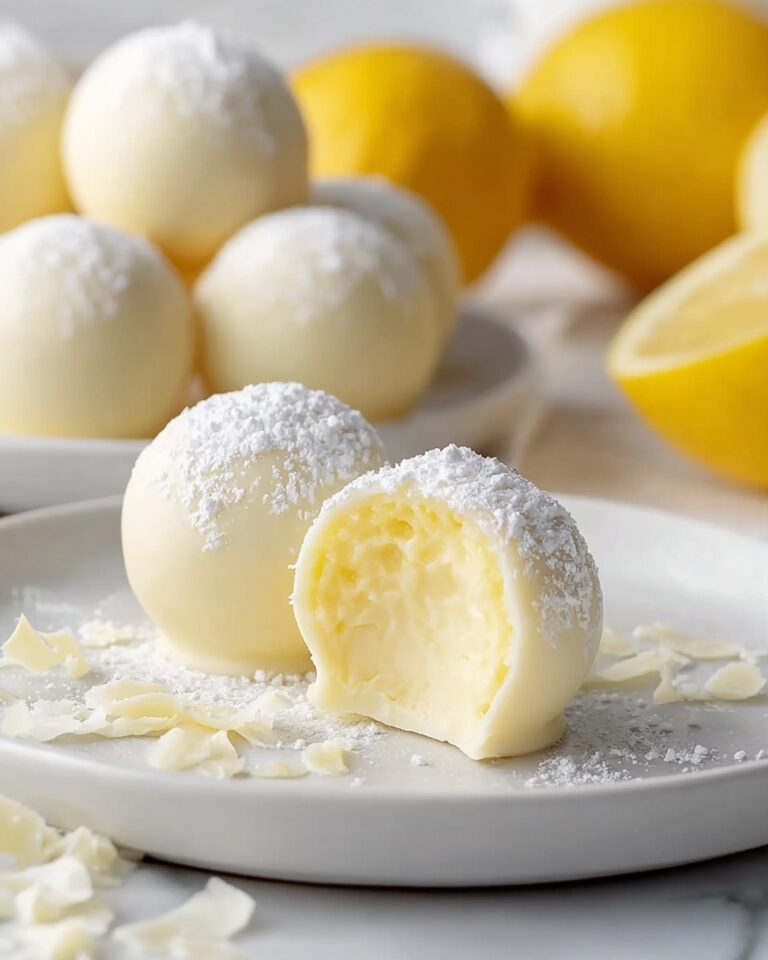 Creamy Lemon Truffles Recipe