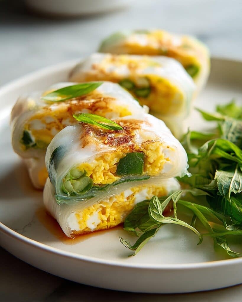 Crispy Rice Paper Egg Wraps Recipe