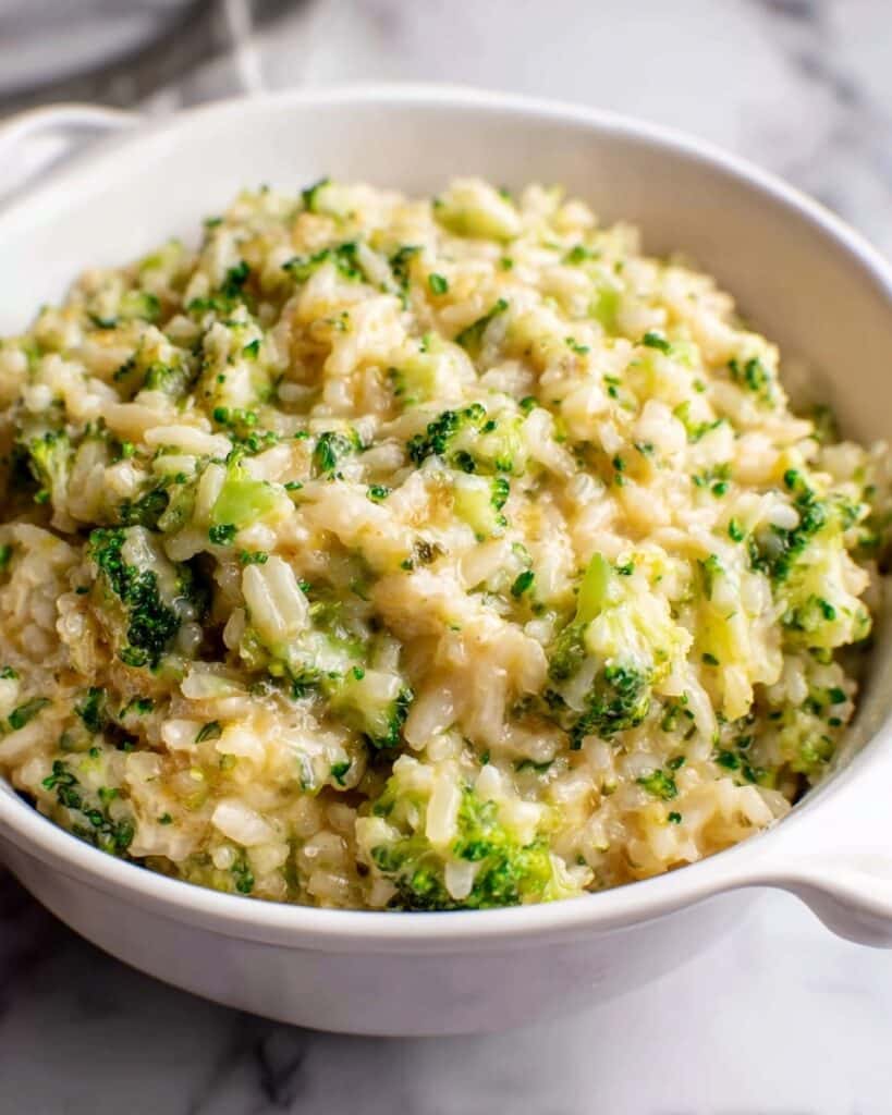 Cheesy Broccoli Cauliflower Rice Recipe
