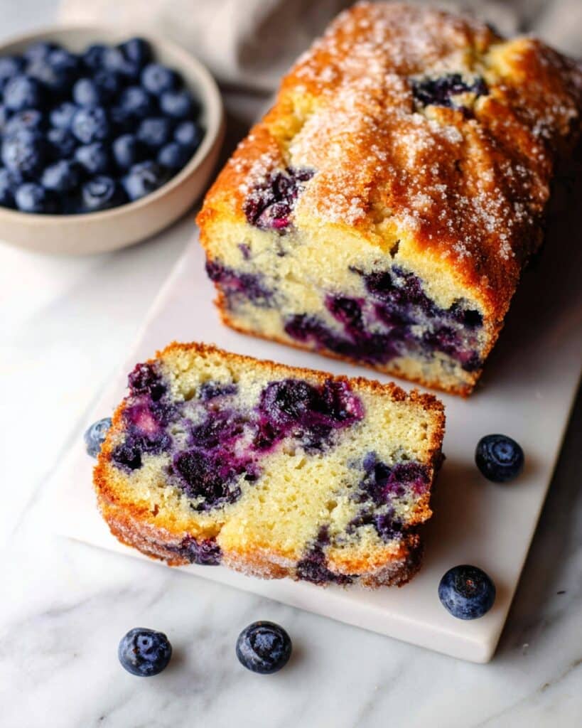 Blueberry Loaf Cake Recipe