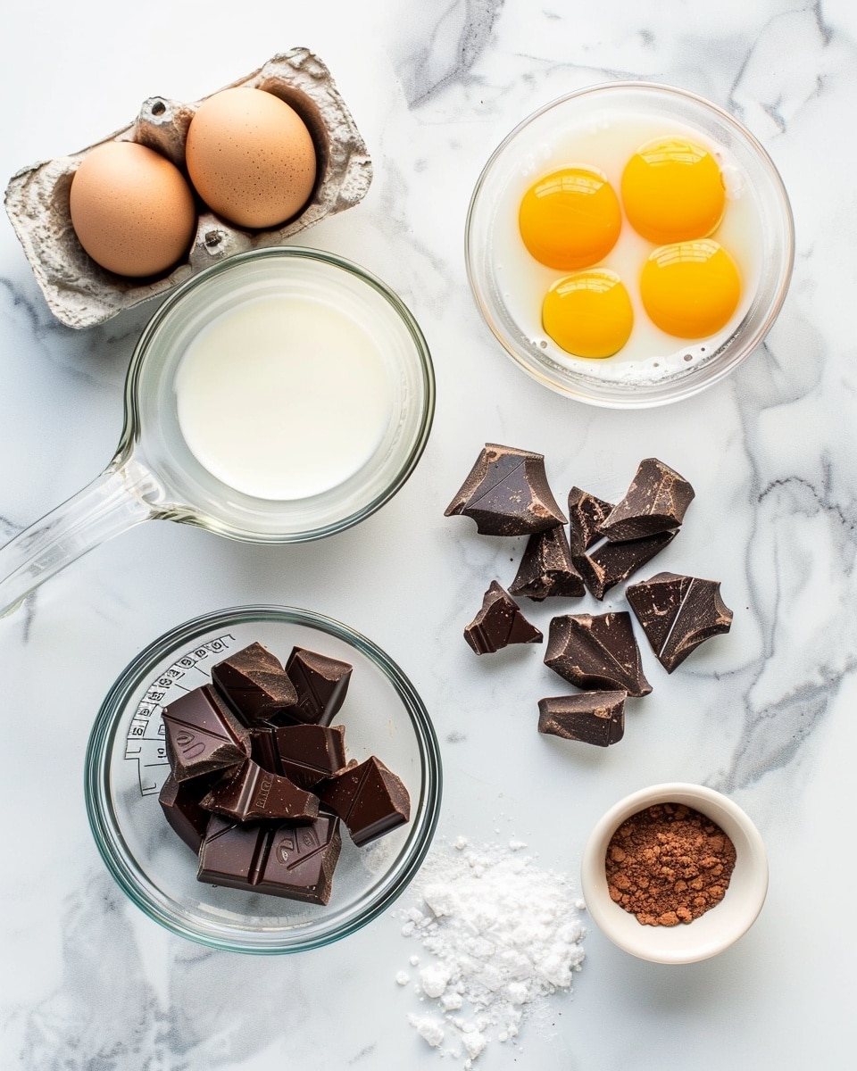 Single white plate featuring a beautifully plated single chocolate mousse ball with smooth, glossy surface, drizzled with caramel sauce, topped with crushed freeze-dried raspberries, accompanied by three fresh raspberries beside it, close-up angled shot revealing the creamy interior texture of the mousse with a cut or bite showing inside, set on a white marble background with natural lighting, styled delicately as a ready-to-eat dessert portion, photo taken with an iphone --ar 4:5 --v 7