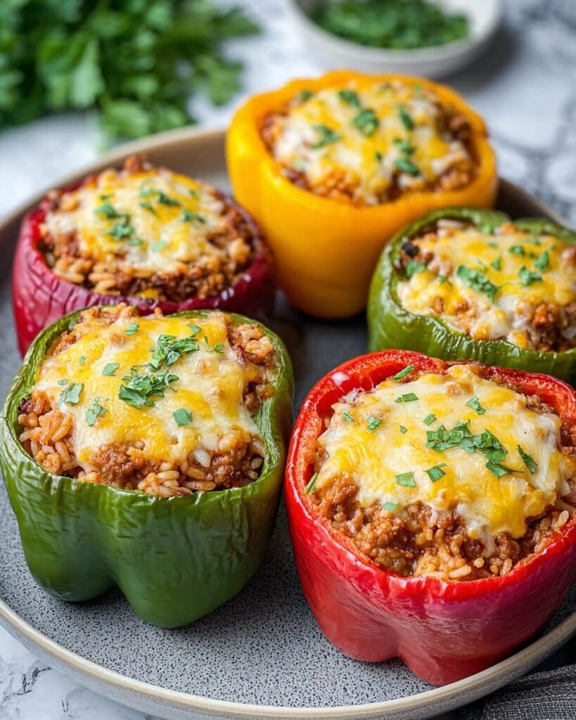 Easy Stuffed Bell Peppers Recipe