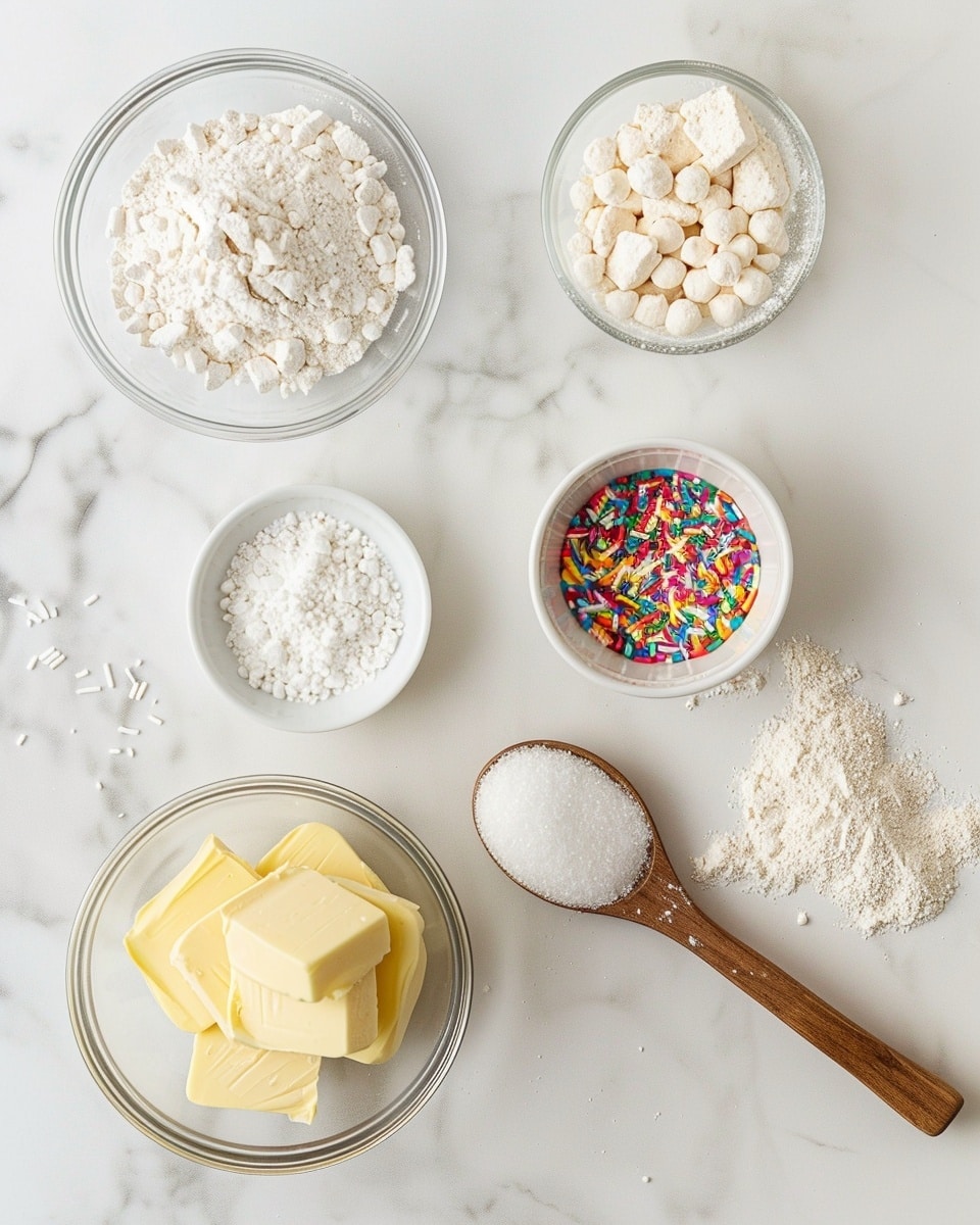 Single white plate with a single colorful sprinkle sugar cookie sandwich, showing a close-up angled view that reveals the thick, creamy white frosting layer between two soft, slightly crumbly sugar cookies generously coated with vibrant round and rod-shaped rainbow sprinkles, bright natural light highlighting the texture and festive colors, placed on white marble surface, intimate styled food blog presentation photo taken with an iphone --ar 4:5 --v 7