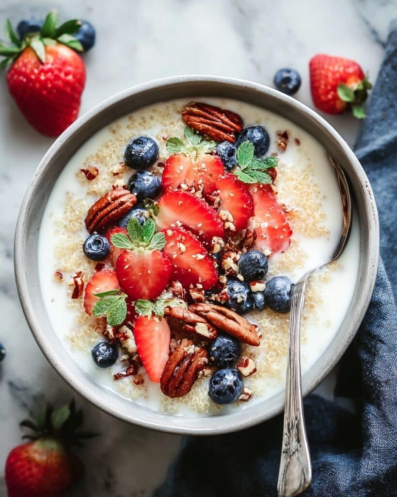 Strawberry Quinoa Breakfast Bowl Recipe