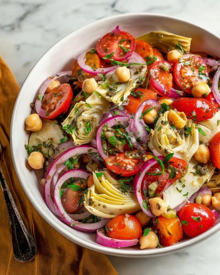 Tuscan Artichoke Tomato Salad Recipe