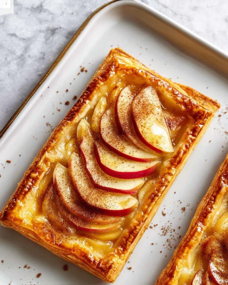 Apple Tart with Puff Pastry and Cinnamon Recipe