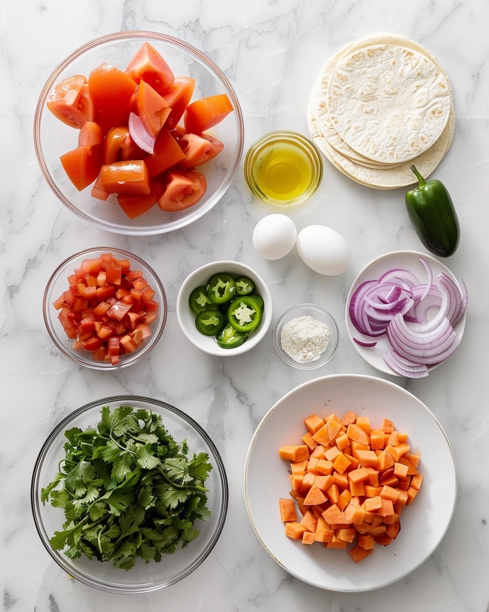 Single white plate presenting one toasted slice topped with a fried egg showcasing a runny golden yolk oozing onto the crispy bread, accompanied by a vibrant fresh tomato and herb salsa with finely chopped tomatoes, onions, and cilantro, angled close-up view highlighting the texture contrast between the crunchy toast, soft egg, and colorful topping, natural lighting enhancing the freshness, arranged on a white marble surface, intimate plated serving photo taken with an iphone --ar 4:5 --v 7