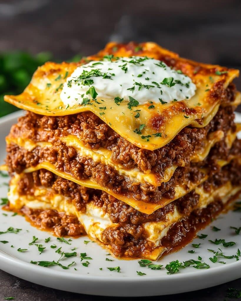 Ultimate Million Dollar Creamy Beef Lasagna – 7 Irresistible Layers Recipe