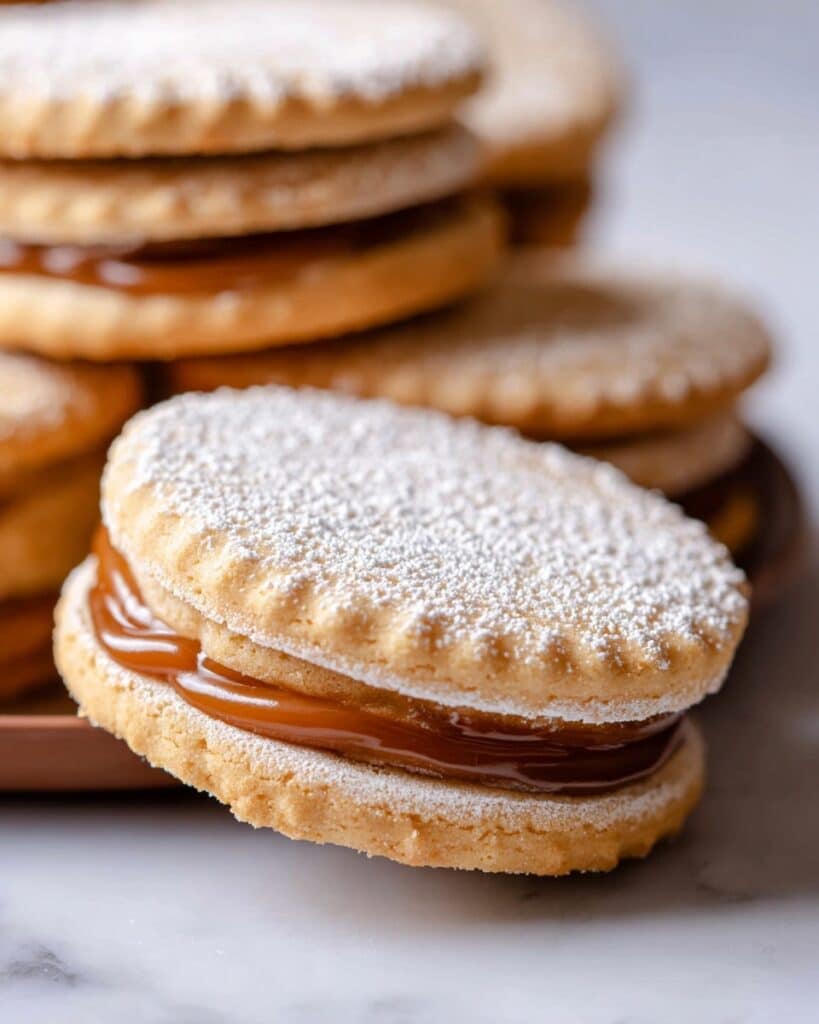 Alfajores (Dulce de Leche Sandwich Cookies) Recipe