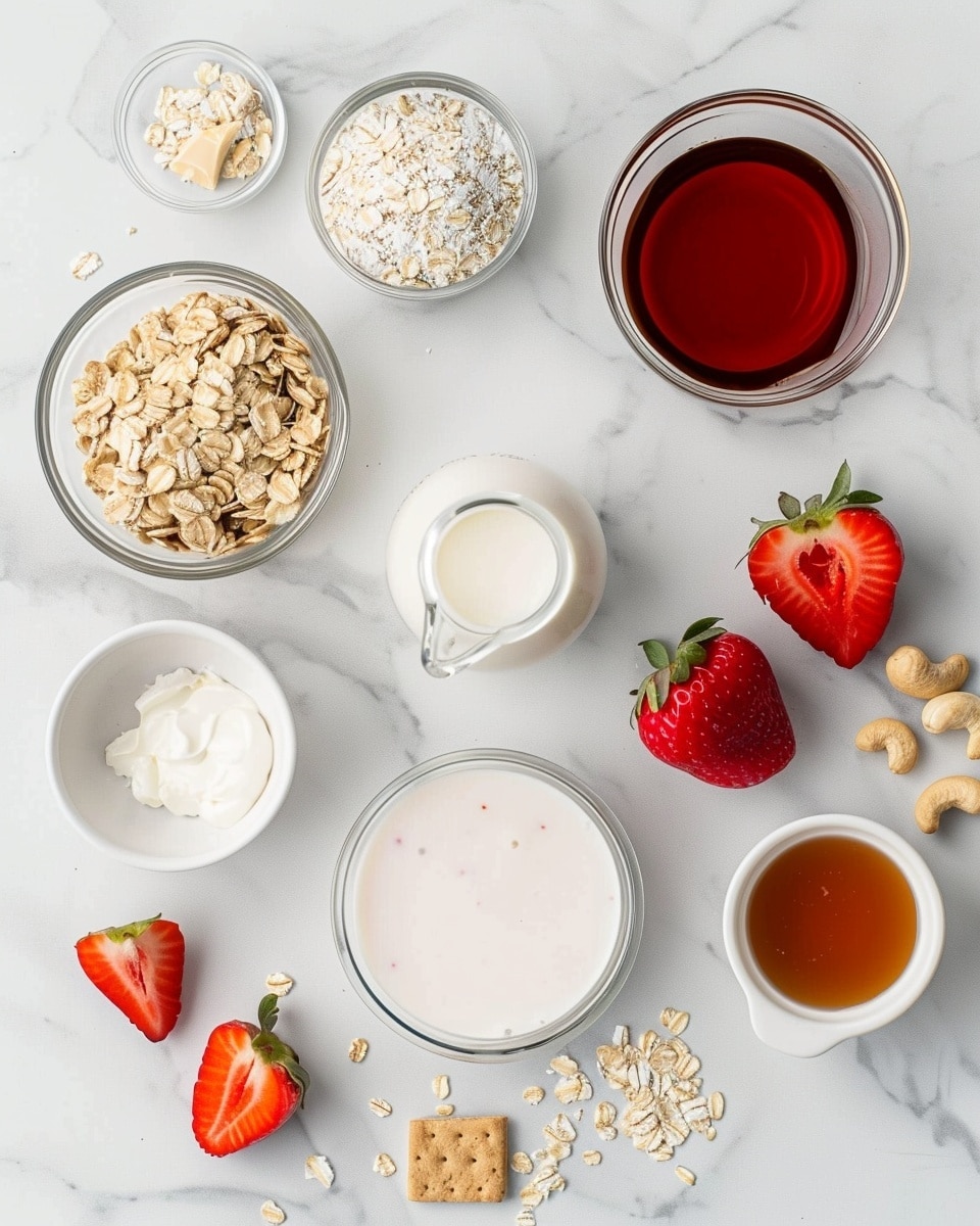 Single white glass filled with a close-up, layered serving of creamy yogurt parfait featuring distinct layers of thick creamy yogurt, crunchy granola clusters, and fresh bright red strawberry slices, a spoon lifting a scoop with visible texture of berries and granola, all presented on a white marble surface with natural light, styled like a gourmet food blog photo taken with an iphone --ar 4:5 --v 7