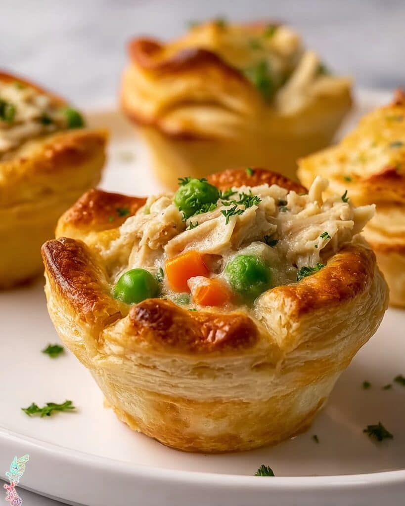 Easy Chicken Pot Pie Bites Recipe