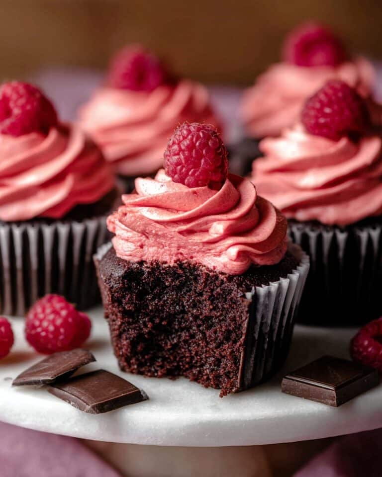 Chocolate Raspberry Cupcakes Recipe