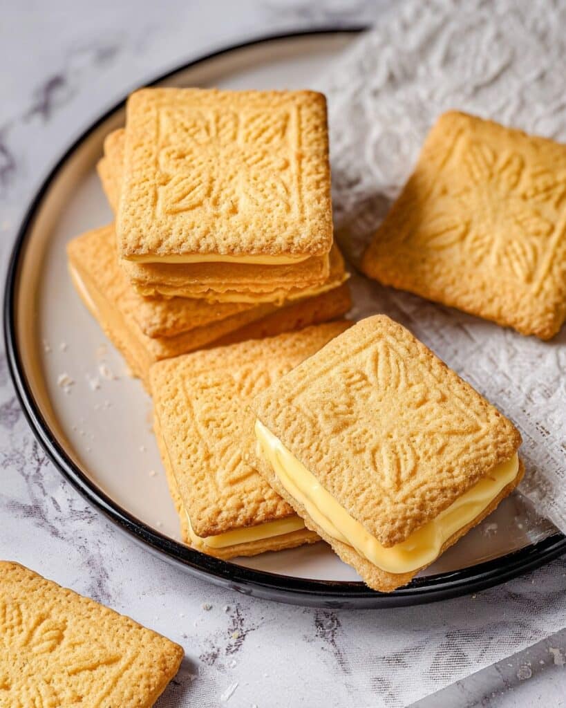 Custard Cream Biscuits Recipe