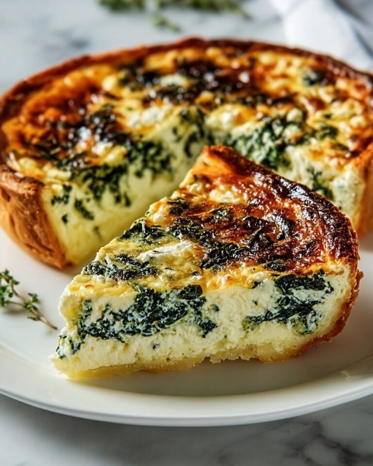Cottage Cheese and Spinach Crustless Quiche Recipe
