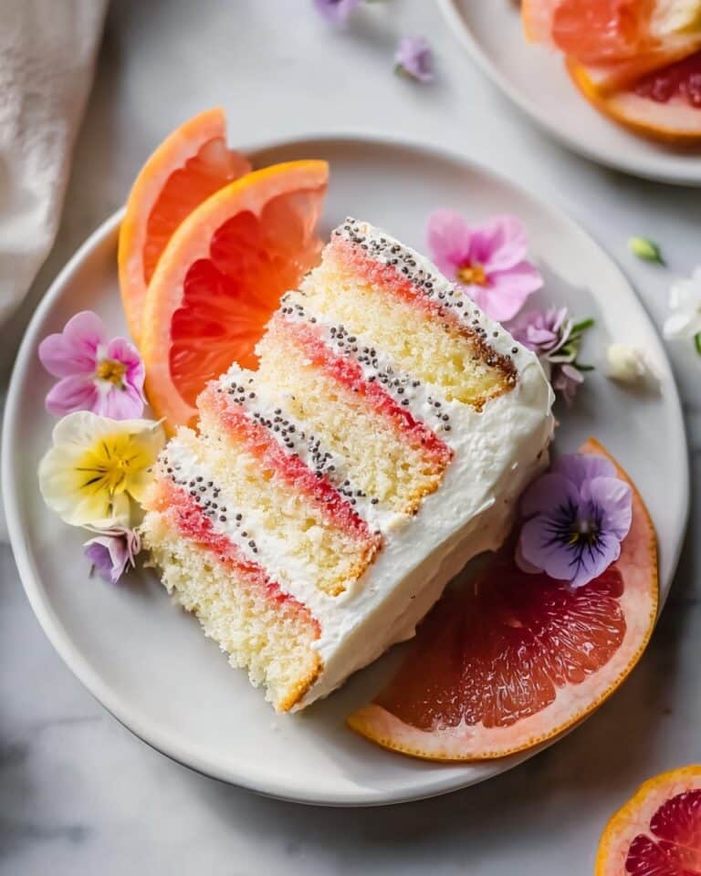 Delicious Grapefruit Poppy Seed Cake for Bright Mornings Recipe