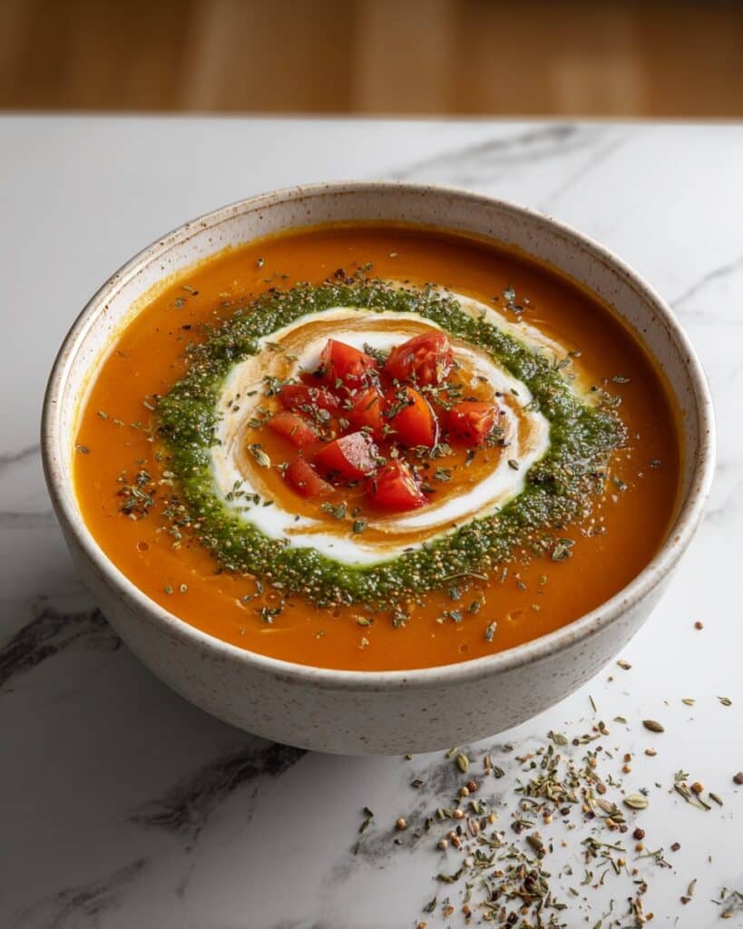 Best Roasted Red Pepper Soup Recipe – Smoky & Sweet! Recipe