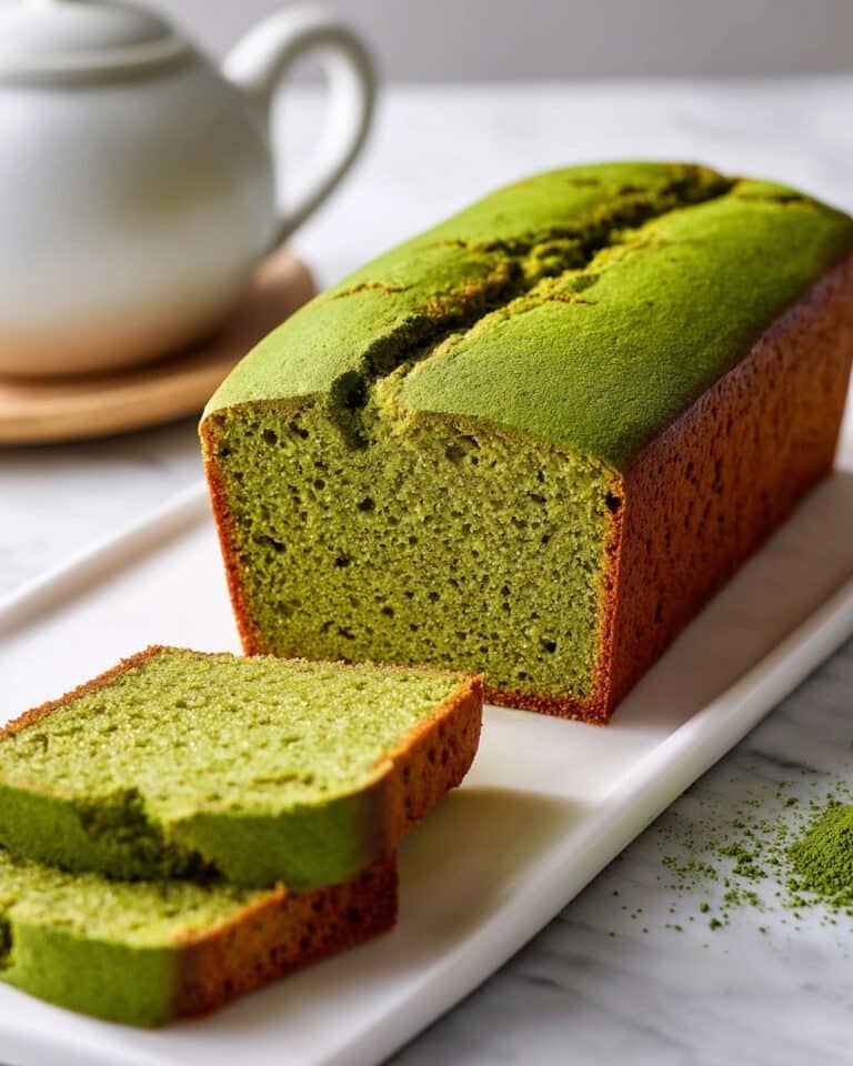 Matcha Pound Cake Recipe