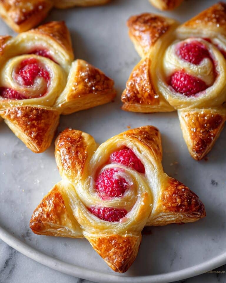 Raspberry Cream Cheese Pinwheel Pastries Recipe