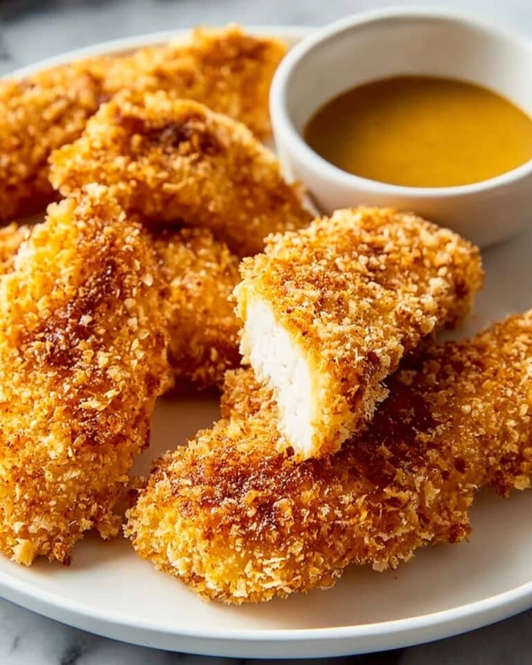 Oven-Baked Crunchy Chicken Tenders for a Guilt-Free Treat Recipe