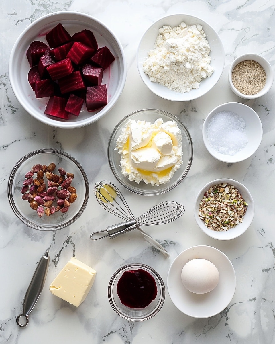 Single white plate presenting a single slice of creamy cheesecake with a thick, crumbly nutty crust, topped with a vibrant red berry compote that elegantly drips down the sides, generously sprinkled with chopped pistachios on top, close-up angled view revealing the smooth texture of the cheesecake and distinct layers, natural lighting enhancing the rich colors, set against a white marble background, styled as a ready-to-eat dessert from a food blog, photo taken with an iphone --ar 4:5 --v 7
