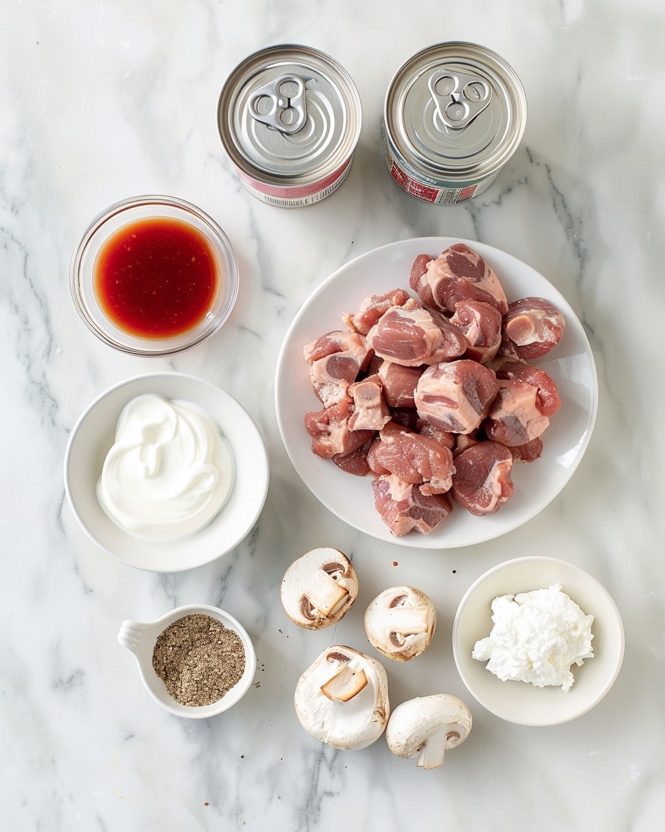 Single white plate with one generous portion of egg noodles tossed in creamy sauce, paired with several tender meatballs nestled among the noodles, topped with finely chopped fresh parsley as garnish, close-up angled shot showcasing the smooth texture of the noodles and the savory interior of the meatballs, all on a white marble surface bathed in natural lighting, styled as a ready-to-eat plated serving from a food blog, photo taken with an iphone --ar 4:5 --v 7