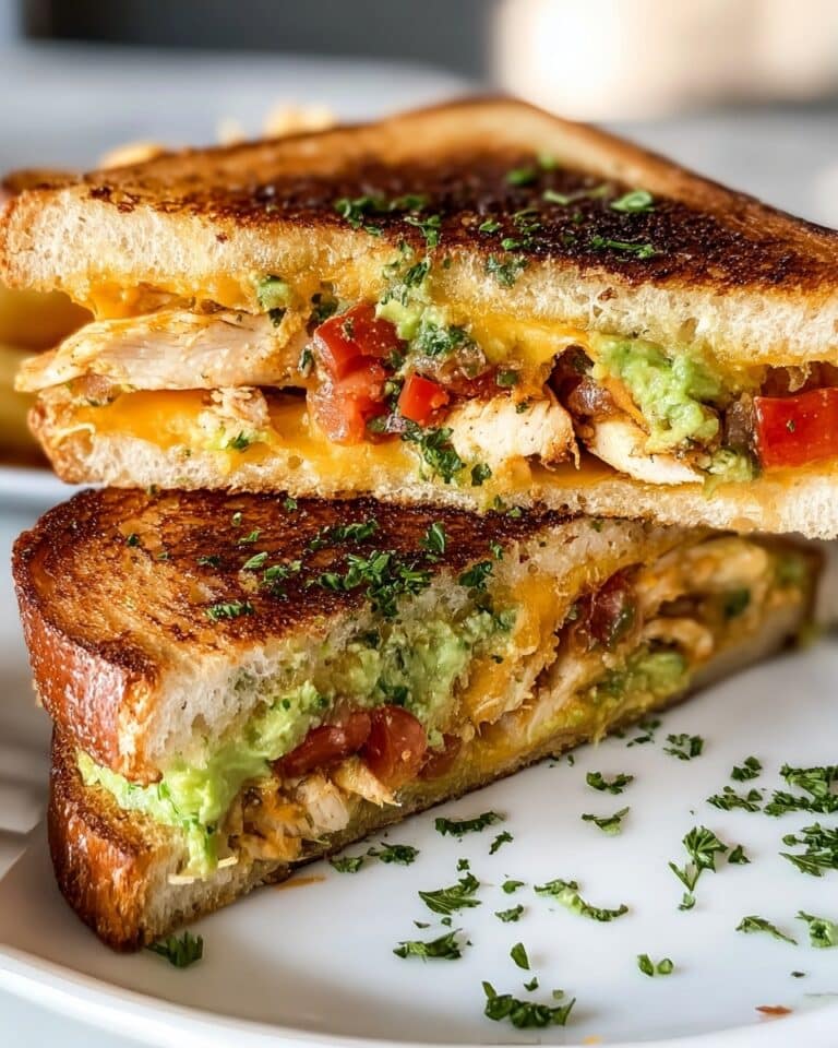 Chicken Avocado Melt Sandwich Recipe