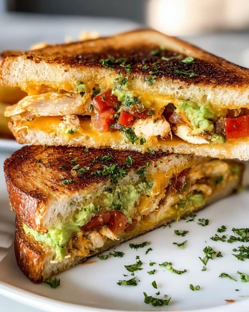 Chicken Avocado Melt Sandwich Recipe